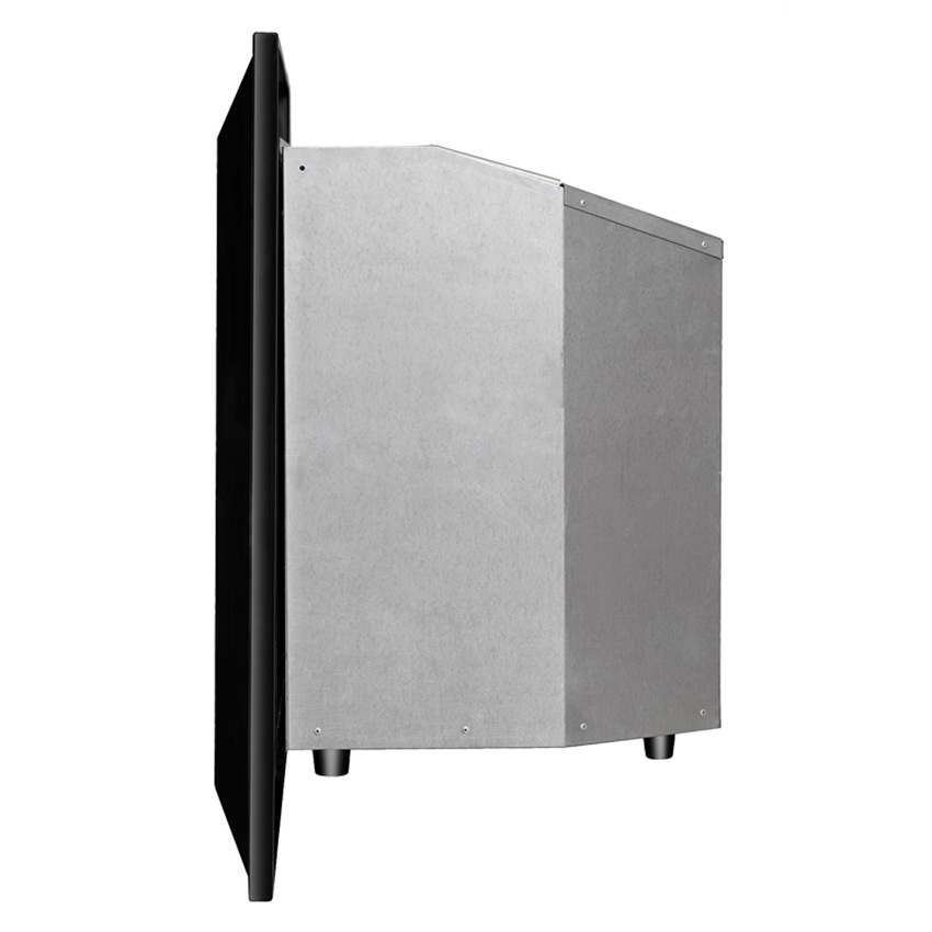 Chimenea de fuego real ultrafina rectangular